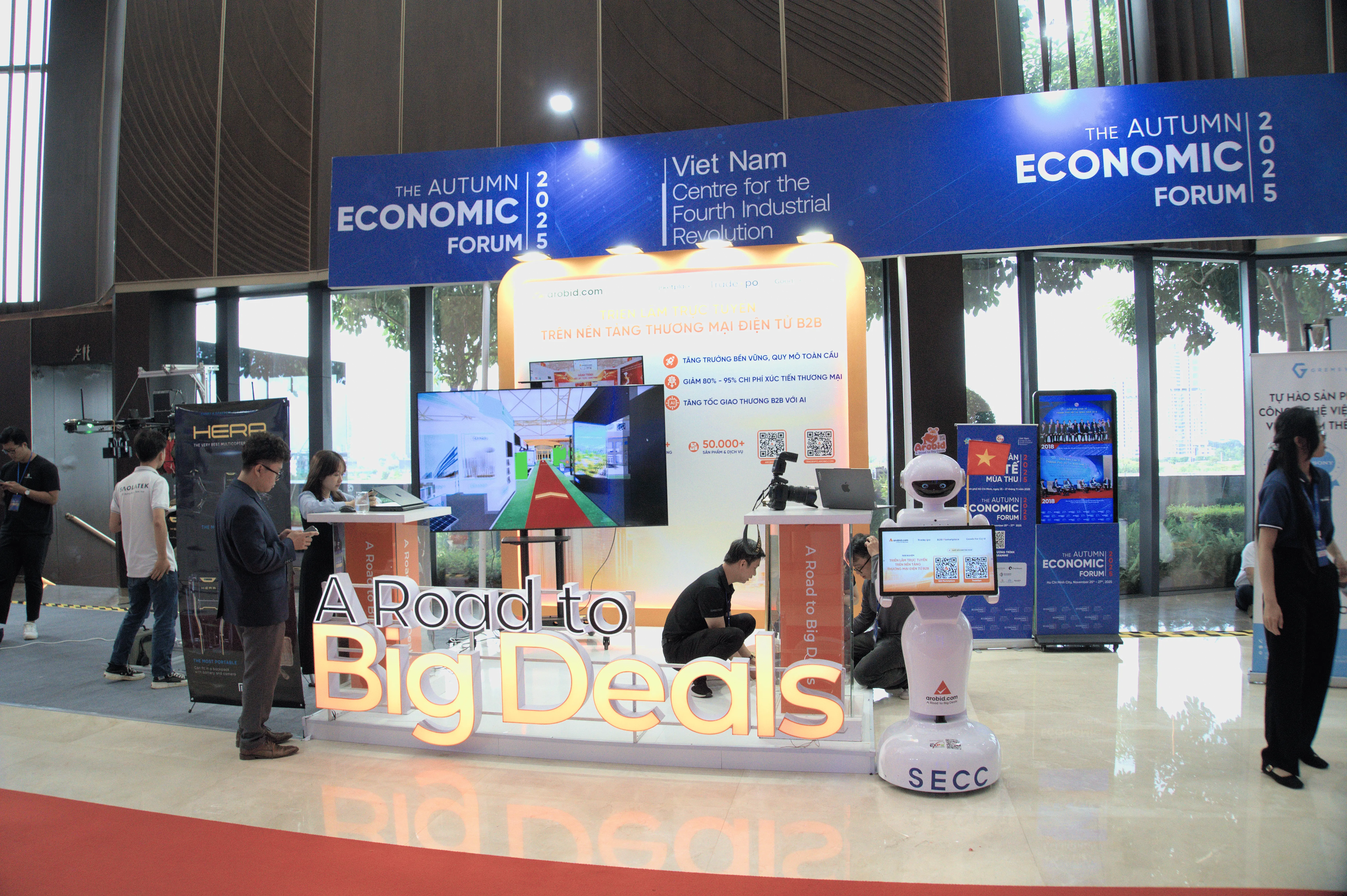 Gian hàng của Arobid tại Diễn đàn kinh tế 2025